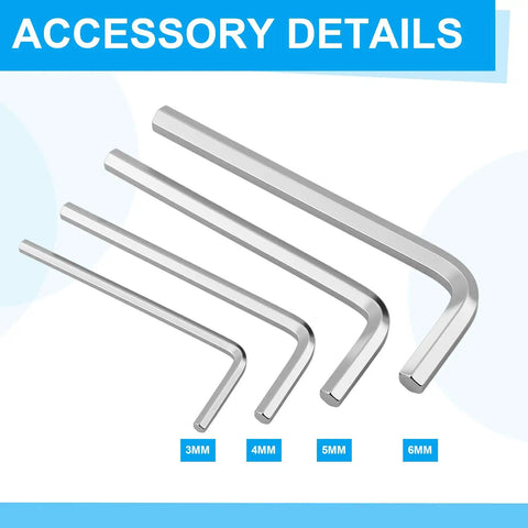 Hex bits 3mm to 6mm for Motocross Tool Kit 15 Pcs All In One Ride Ready Set For Japanese Motorcycles Terrain Vehicles And Snowmobiles