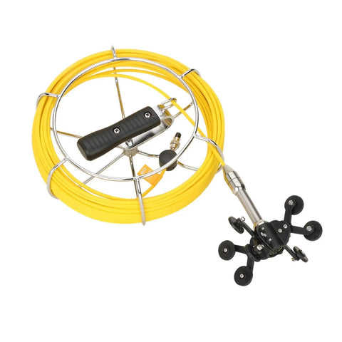 Tough As Nails Industrial Borescope With Seven Inch Monitor And Fifty Foot Flex Cable for sewer watching and drain clearing.