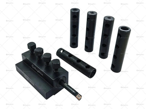 Boring Bar Holder With Interchangeable Sleeves For CNC And Lathe Machines Pro Grade Tooling, 16x16 mm sleeve system displayed