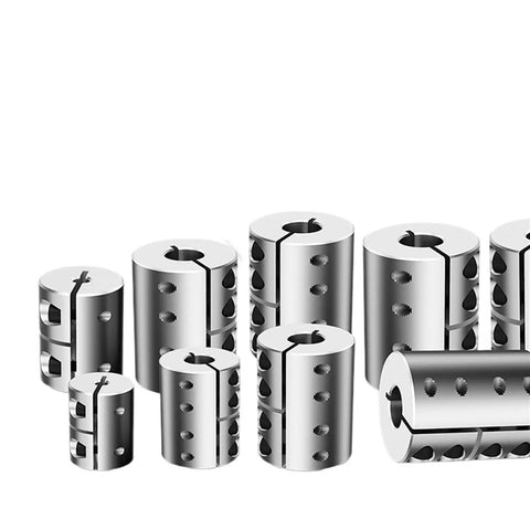 Heavy Duty Aluminum Shaft Coupling Spider Rigid Motor Connector For 3D Printer Universal Joint Caran And Cardan Linkage D32 L42 10X10 Fits Your Rig, various sizes displayed.