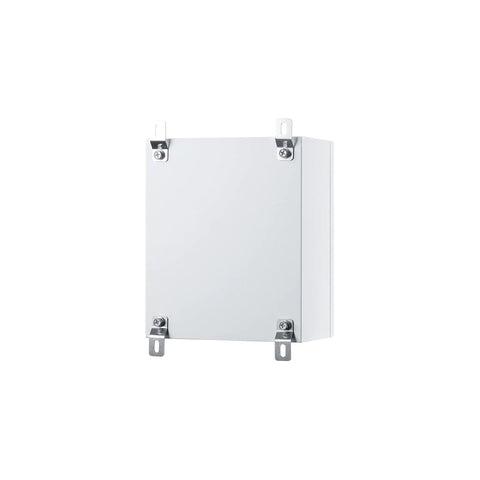 IP65 Weatherproof Metal Wall Mount Enclosure Box For Electrical Controls And Components Side View NEMA 4 Rated