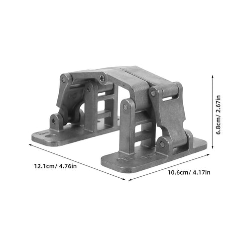Heavy Duty Hidden Door Hinge With Multi Angle Accessibility And No Fuss Installation For Interior Doors Stainless Steel Concealed Hinge For Home And Office Durable Low Maintenance Smooth Operation, 12.1x10.6x6.8cm