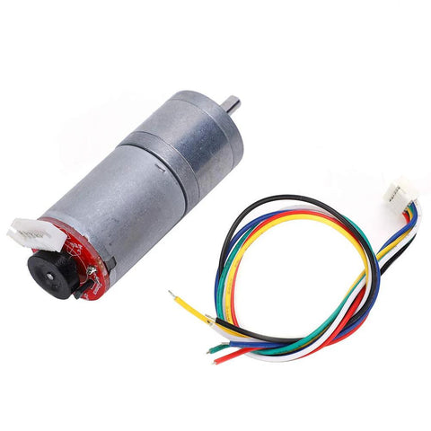 12V Encoder Gear Motor for Robotics with wires included