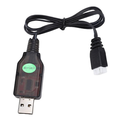 USB Charger Cable For A800 RC Plane And 244016 RC Car, 3.7V JST Battery Charger With Fast Charge, Wear Resistant Build