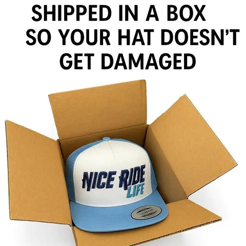 Strong Faded Snapback Baseball Cap With Flat Bill, Embroidered Logo in shipping box