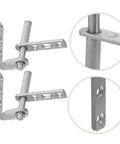 Heavy Duty Stainless Steel Self Closing Swing Door Hinges For Cafe And Interior Doors Dual Swing With Moisture Resistant Build And Automatic Self Return Mechanism Tough As Nails For Cabinets Kitchens And Bars, close-up