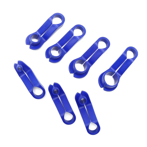 7 Piece Fuel Line Disconnect Tool Set With 1/4 5/16 3/8 1/2 5/8 3/4 7/8 Inch Openings, Quick Disconnect Kit For Ford GM Chrysler Mazda