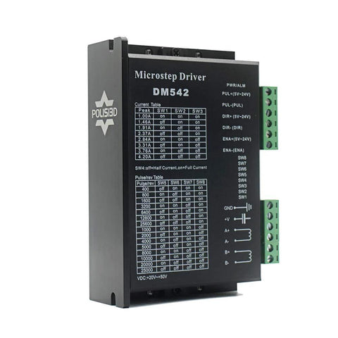 DM542 microstep driver for NEMA 17/23/34 motors, 20-50V DC, 4.2A max, semi SEO optimized focus keyword example