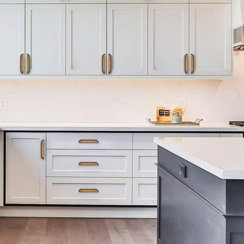 Kitchen cabinets with Antique Brass Cup Pulls 3 Inch Center To Center 10 Pack Heavy Duty Cabinet And Drawer Handles