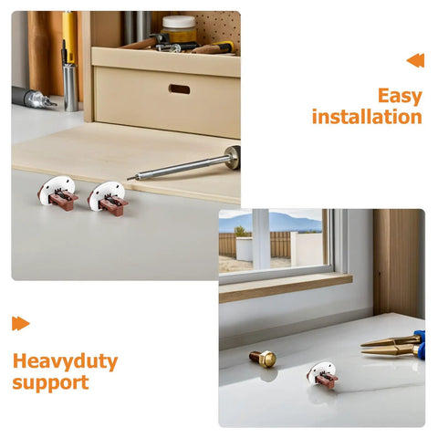 4 Sets Replacement Drawer Slides Kit With Rollers And Guides For Kitchen Wardrobe And Nightstand easy installation tools