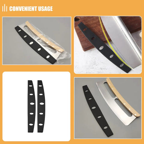 Pizza Cutter Guard Set 10 Pack Half Moon Edge Protectors Grab And Go Portable Universal Knife Guards PP Material