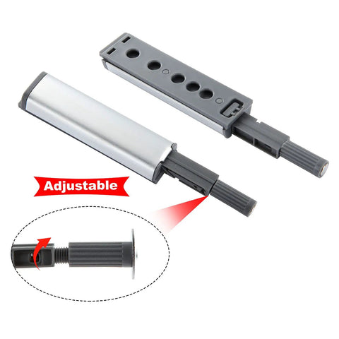 Rock Solid 20 Pack Magnetic Push Latches For Cabinet Hardware Heavy Duty Push To Open Door Latch Aluminum Alloy adjustable components