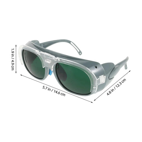 Top Shelf Anti Dust Welding Safety Glasses With Badass Clarity And Shatterproof Construction Includes three pairs of ergonomic shades.