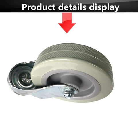 Heavy Duty Four Inch Swivel Caster Wheels Built Tough To Handle Heavy Loads While Rolling Smooth Across Concrete Or Shop Floors