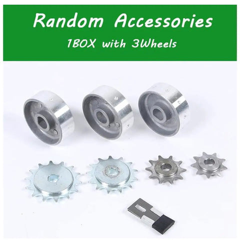 Accessory parts including wheels and gears for Manual Corn Planter And Seed Drill For Easy Planting Garden Seeder Machine