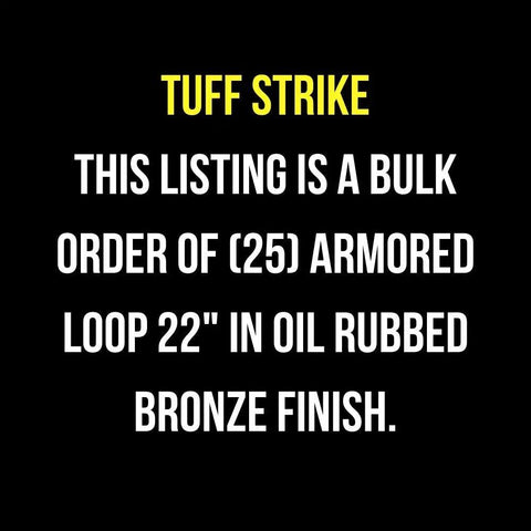 No Sweat Installation For Heavy Duty Armored Door Loops Smooth Wire Run Flexible Metal Conduit Includes Mounting Hardware Commercial Access Control Upgrade 22 Inch Oil Rubbed Bronze Bulk Deal Pack Of Twenty Five listing for bulk order of 25 armored loops.