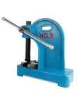 Real Deal Heavy Duty Cast Iron Manual Arbor Press Delivering Legit 3 Ton Force And Spacious 12 Inch Clearance side view