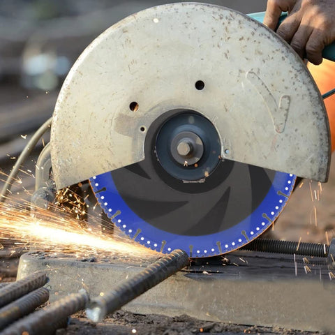 16 Inch Diamond Blade For Metal Cutting Heavy Duty All Purpose Cut Off Wheel 400mm Diameter cutting rebar with sparks