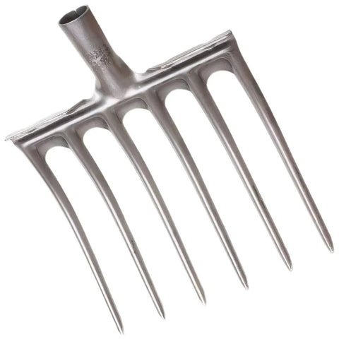 Heavy Duty Steel Digging Fork For Gardening And Farming Soil Loosening Tool With One Piece Forged Design For Maximum Strength Durable