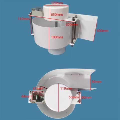 150W Micro Hydro Turbine Generator Grab And Go Portable Water Power For Home And Camping 12 24V Low Head Turbine With Swirl Intake And Quiet Operation For Off Grid Living