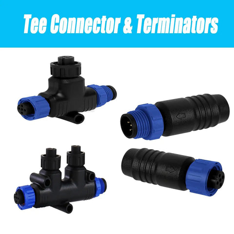 Yamaha Outboard Engine Interface Starter Kit For Marine Data Network Tee Connector and Terminators