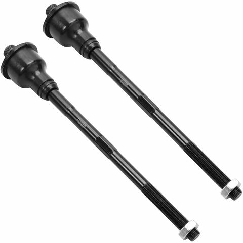 4 Piece Front Tie Rod Kit For Chevrolet Silverado 1500 1999 To 2006 Inner And Outer Steering Rods Gear Steering Replacement Beefed Up Front End Components For Smooth Handling, black steel tie rods