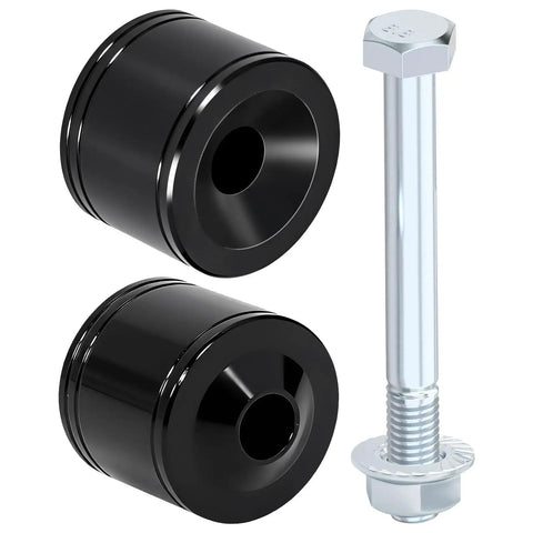 Pro Grade Quick Turn Dzus Fastener Dimple Die Tool For Metal Fabrication With Grade 8 Hex Head Bolt And Nut, black dimple pair