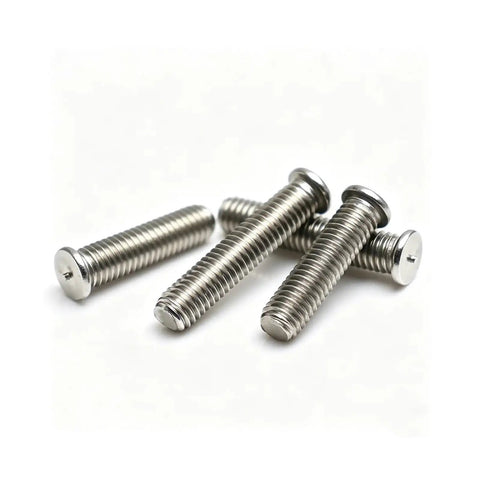 Stainless Steel Weld Stud Spot Weld Fasteners For DIY Metalworking, Metric M3 To M8, M5 X 16mm Flat Head Machine Screws, 304 Grade, Pack Of 20