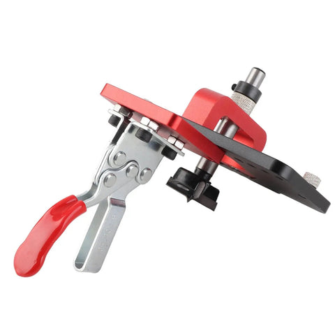 Side view of Hidden Hinge Drilling Jig 35mm Guide With Indexing Plate For Precise Hole Alignment Easy Drill Bit Setup