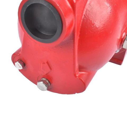 Close-up of Heavy Duty Shallow Well Jet Pump Offering Kickin 3/4 HP Performance And A Straight 13 GPM Flow Rate.