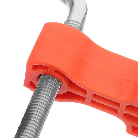 Close-up of a Rock Solid 12 Piece Right Angle Clamps For Stone And Woodwork Granite And Marble Slab Corner Positioning Clips