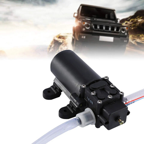 Jiawu 12V Electric Oil Extractor Pump Kit For Car Engine Drain Suction Transfer With 60W Motor And 5L Min Flow Rate easy battery clamps showcased in detail.