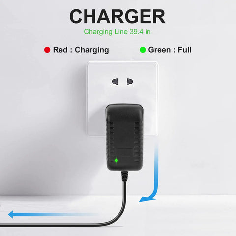 Powerful Massage Gun Charger Cable 24V To 25.2V 1A For Percussion Massage Guns charging in wall socket.