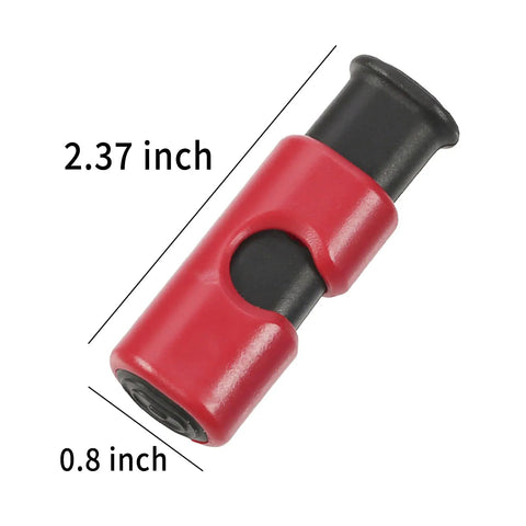 10 Piece Heavy Duty Locking Bag Clips For Bread And Snack Packs Durable Reusable Kitchen Food Storage Sealer, red clip 2.37x0.8 inch.