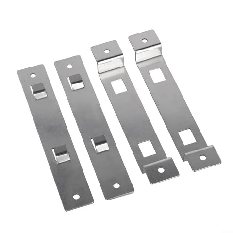 Stainless Steel Bird House Hanger Bracket With Screws, Rustproof Outdoor Mounting Kit For Nest Boxes And Feeders, Stable Wall Or Tree Installation, Weatherproof And Durable, 2 Pack, Easy Install, No Tools Required, Fits Nest Boxes And Feeders