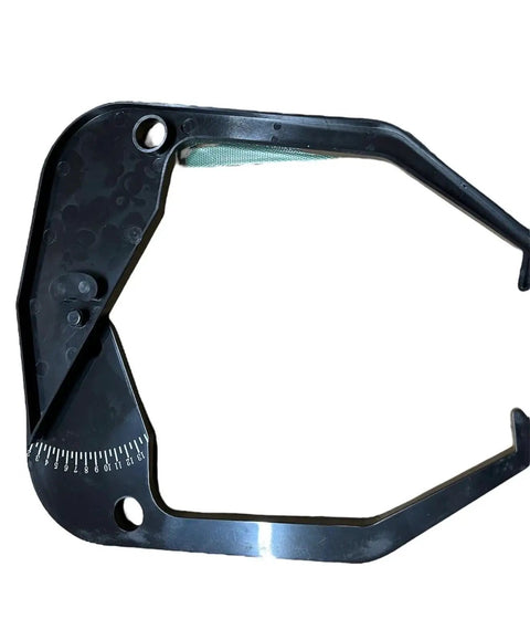 Heavy Duty Tire Balancer Caliper Gauge For Rim Width Measurement Precision Automotive Shop Tool featuring etched scale.