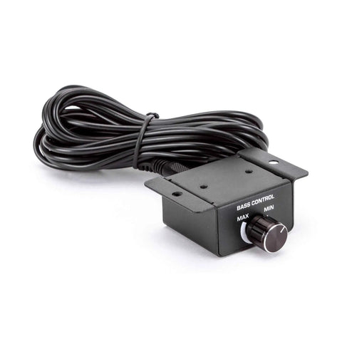 RP-2000.1D Beefy Monoblock Class D MOSFET Car Amp remote subwoofer level control with cable, bass boost adjustment knob