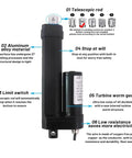 Heavy Duty IP68 Waterproof Linear Actuator Delivering Rock Solid 1200N Force Electric Push Rod with Aluminum alloy material.