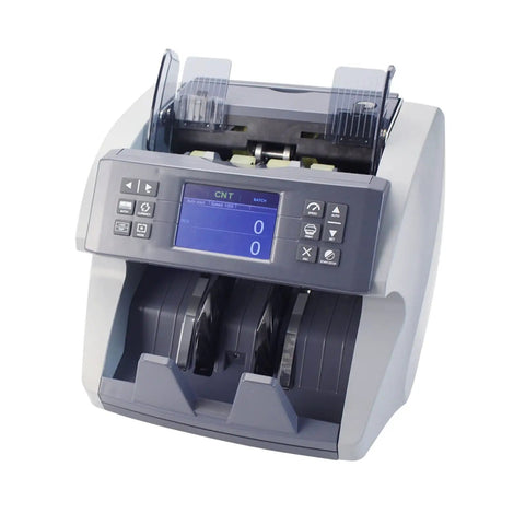 Boss Level Heavy Duty Multicurrency Money Counter With Slick Lcd Panel featuring smooth bill sorting and an intuitive control panel.