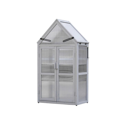 Mini Greenhouse Kit For Outdoor And Indoor Gardens Ready To Grow With Space Saving Plant Stand Tiered Shelves Adjustable Wall Brackets Damp Proof Green House For Balcony Or Patio Ideal For Seedlings Herbs Vegetables And Flowers