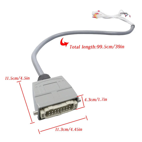 Replacement Platform Control Cable 156893 Wiring Assembly For Scissor Lift SJIII 3215 3219 3220 3226, total length 99.5cm