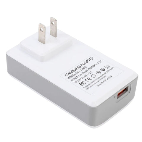 Portable 2600mAh Uninterruptible Power Supply With US Plug Emergency Battery Backup For Routers And Laptops showing charging adapter with pins.