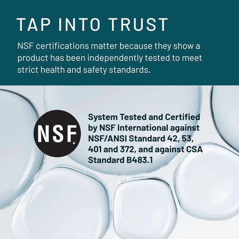 NSF certified Under Sink Full Flow Water Filter System Cyst FF That Knocks Out Chlorine Funky Taste And Odor Asbestos Lead Mercury