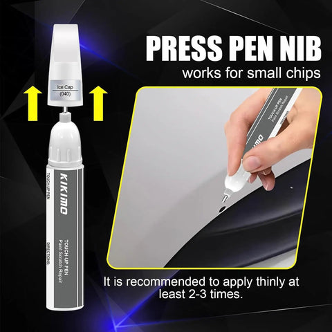 Magnetic Gray Metallic Toyota Touch Up Paint Kit 1G3 Color Match For Quick Scratch Repair With 2 In 1 Pen Tip And Brush Car Paint Repair For Toyota Vehicles Easy Fix on display