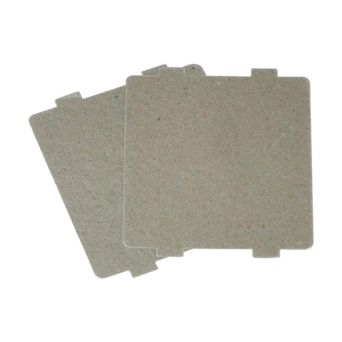 Two Pack Microwave Waveguide Covers Replacement Universal Mica Sheets for stable performance, heat resistant kitchen appliance accessory.