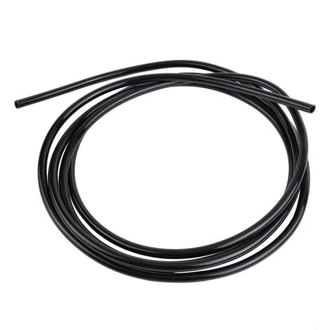 Top Grade PU Air Line Hose With Quick Connect Fittings Fits Tire Changer Machines Shop Repair Durable Black Tubing 6mm ID Resists Hardening Cracking Aging Heavy Use Strong Build For Mechanics Who Need Reliable Garage Gear That Works Awesome, coiled black hose