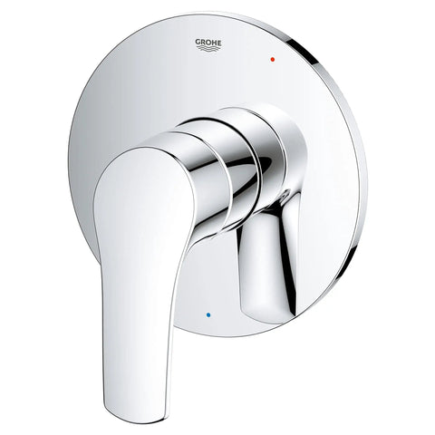 Eurosmart Shower Valve Trim In Starlight Chrome With Concealed Mounting And Starlight Finish For A Sleek Scratch Resistant Shine Works With Universal Pressure Balance Rough In Valve 35110 Sold Separately Modern Bathroom Upgrade