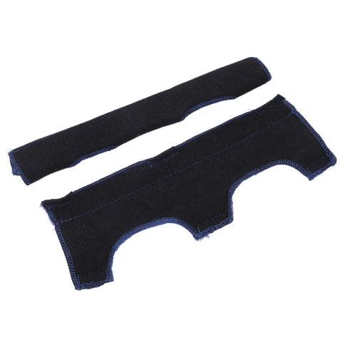 Premium Cotton Hard Hat Sweatbands 2 Pack Breathable Reusable Headband For Construction Crews and Trade Pros, black cotton liners.