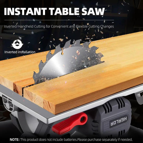 Pro Move Cordless Circular Saw Featuring Brushless Motor And 7 Inch Blade Chugging At 5600 Rpm for cutting lumber with precision.