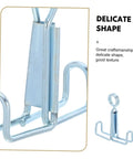 Close-up of a Laboratory 25 Piece Flat Jaw Spring Clamp Set for Flexible Latex Tubes with metal construction, showcasing delicate shape.